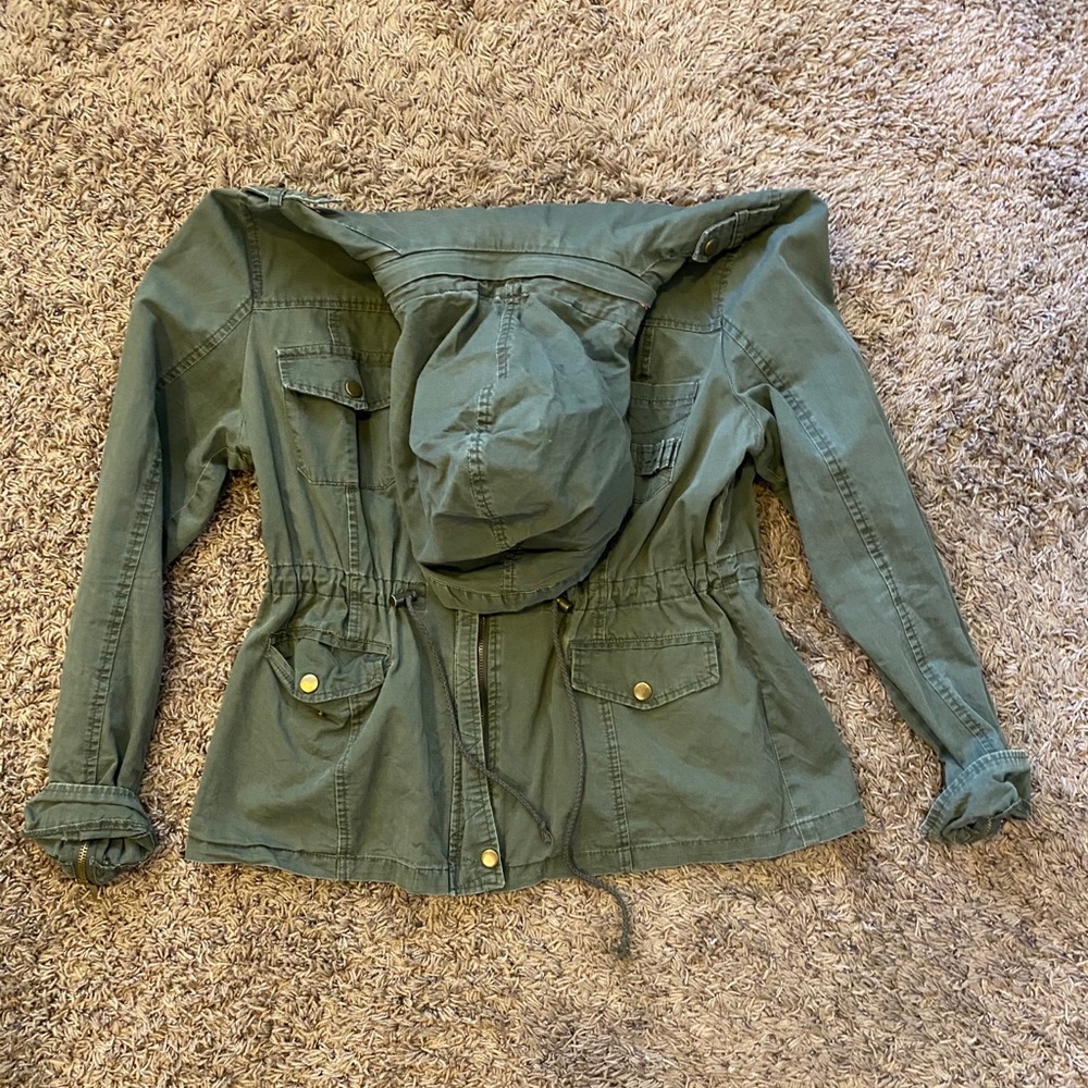 Army green jacket